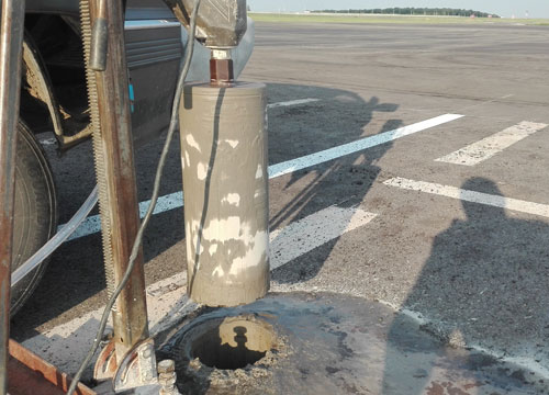 алмазное сверление в асфальте